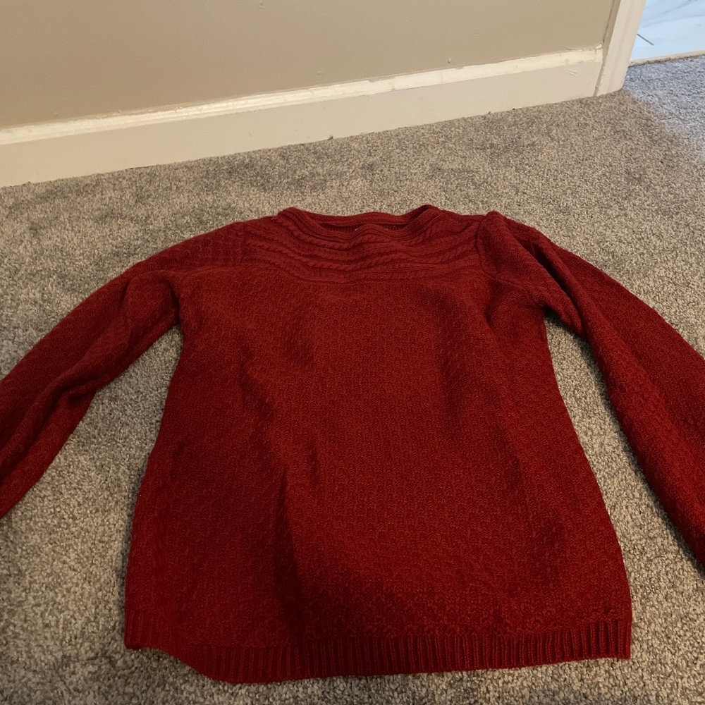 Red sweater
